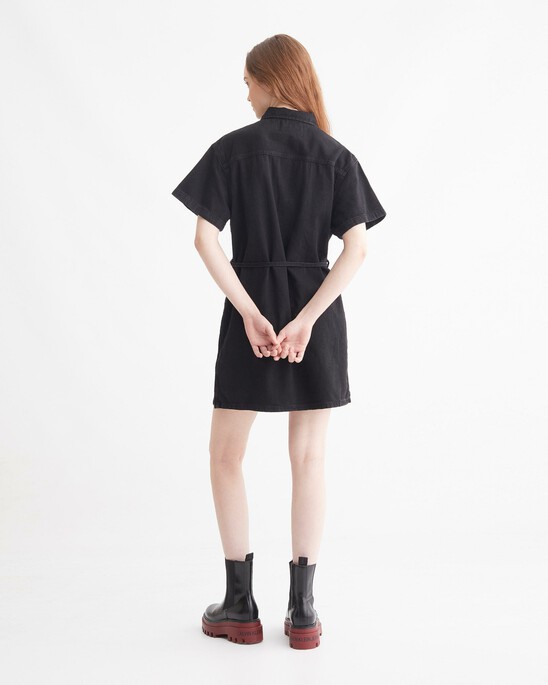 RECONSIDERED DENIM DRESS