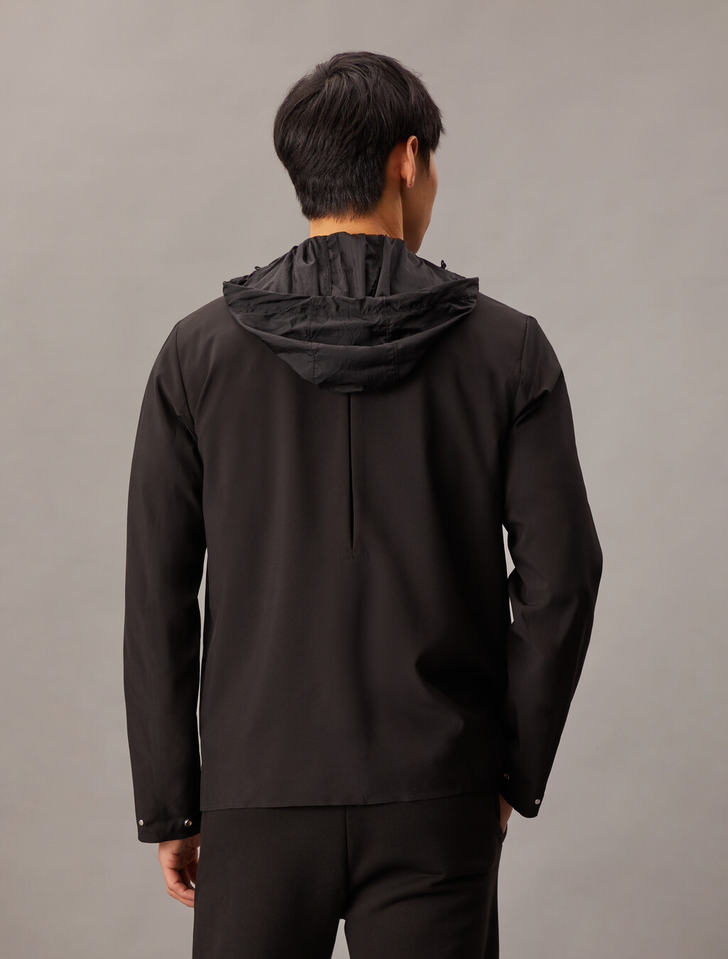 Essential Woven Jacket, Black, hi-res