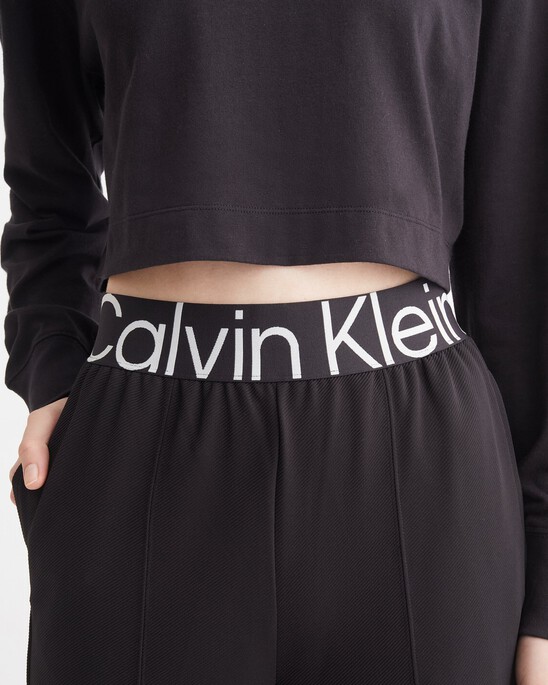 CK EFFECT WIDE LEG SWEATPANTS