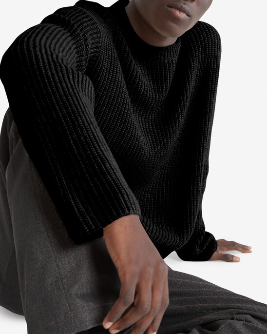 Standards Ribbed Crewneck Sweater