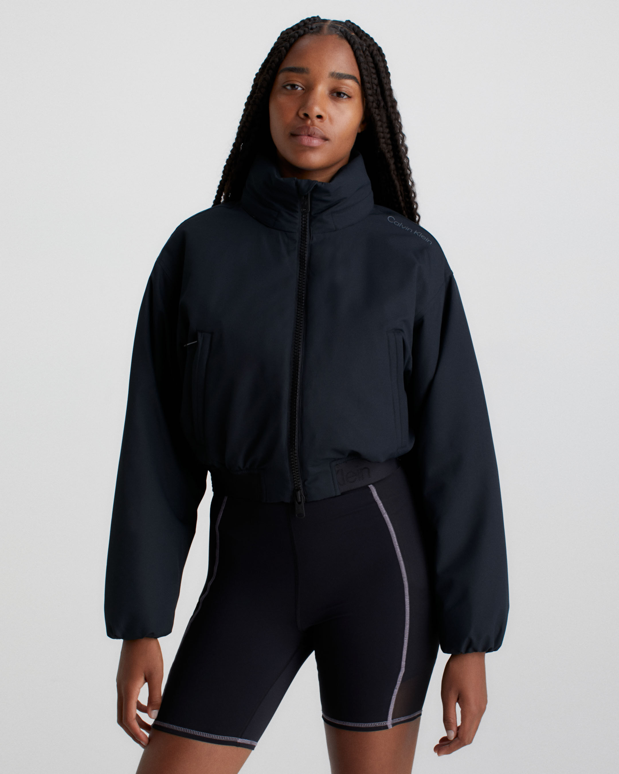 Calvin klein synthetic new arrivals down parka in black