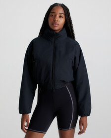 Cropped Padded Jacket, BLACK BEAUTY, hi-res