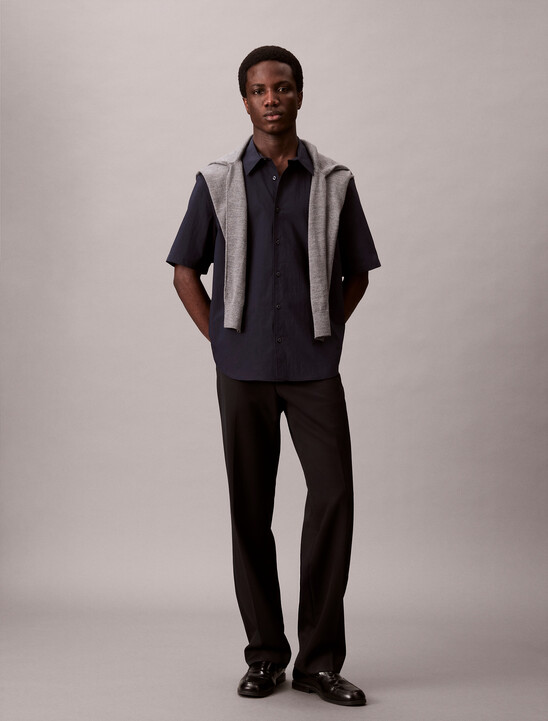 Cotton Nyon Relaxed Shirt