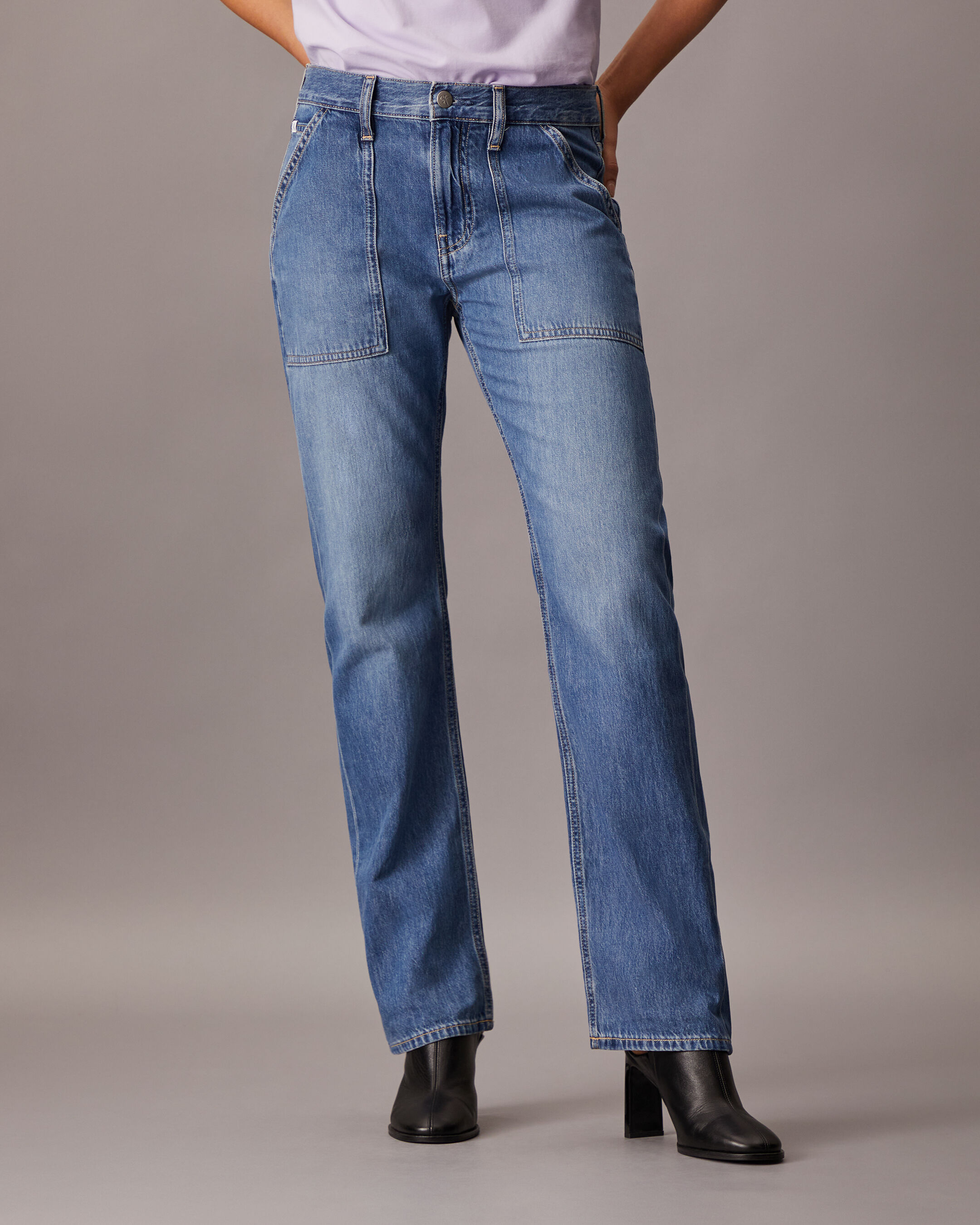 Low pocket jeans new arrivals