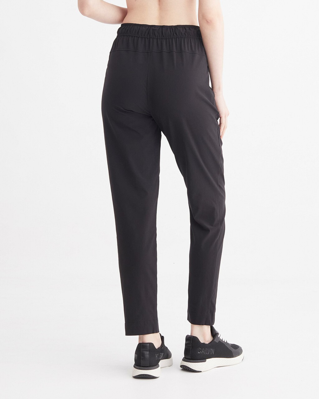 Essentials Woven Taper Pants, BLACK BEAUTY, hi-res
