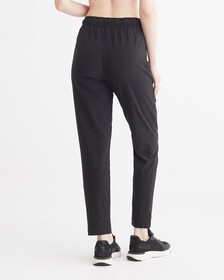 Essentials Woven Taper Pants, BLACK BEAUTY, hi-res