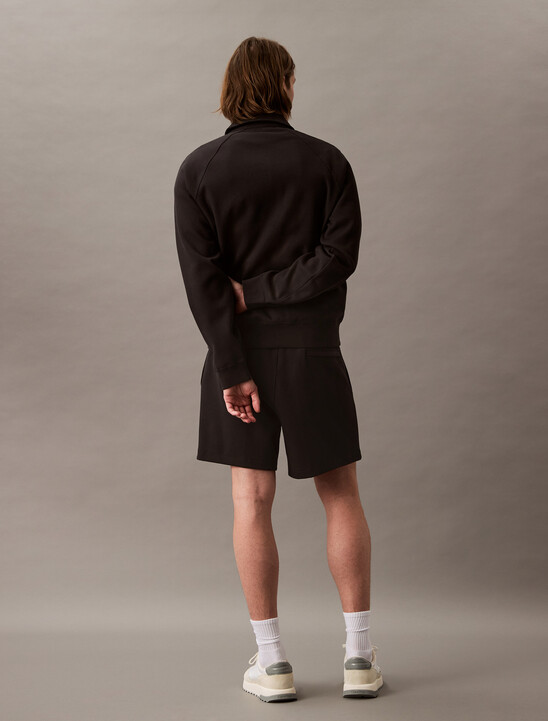 Double Rib Knit Monogram Embroidery Short