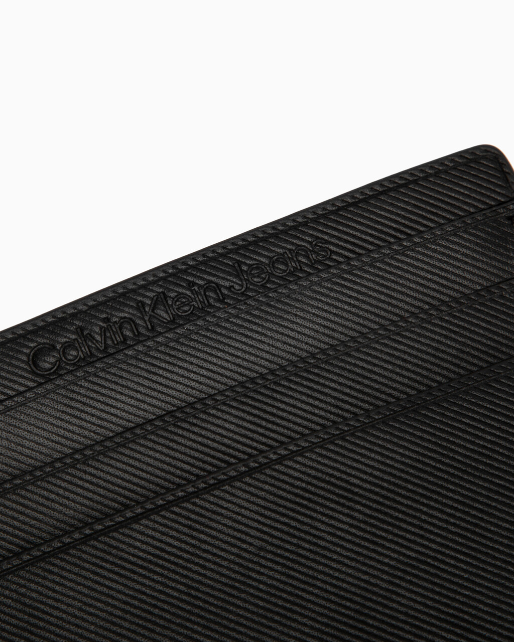 Minimal Monogram Cardholder, BLACK, hi-res