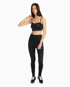 Pscyle Splatter Print Medium Support Bra, CK BLACK, hi-res