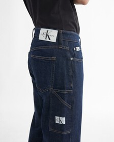 90S STRAIGHT SUSTAINABLE JEANS, Rinse Blue Pocket Label, hi-res