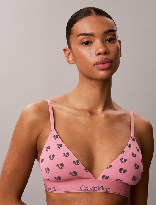 Icon Cotton Modal Lightly Lined Triangle Bralette