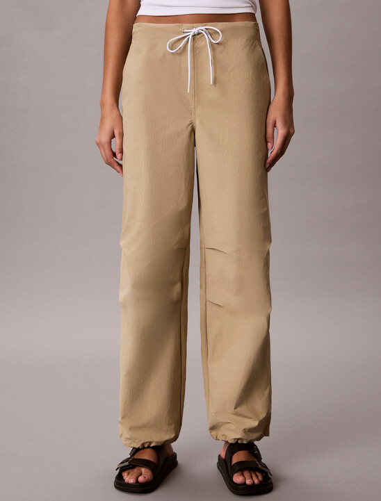 Relaxed Soft Nylon Trousers
