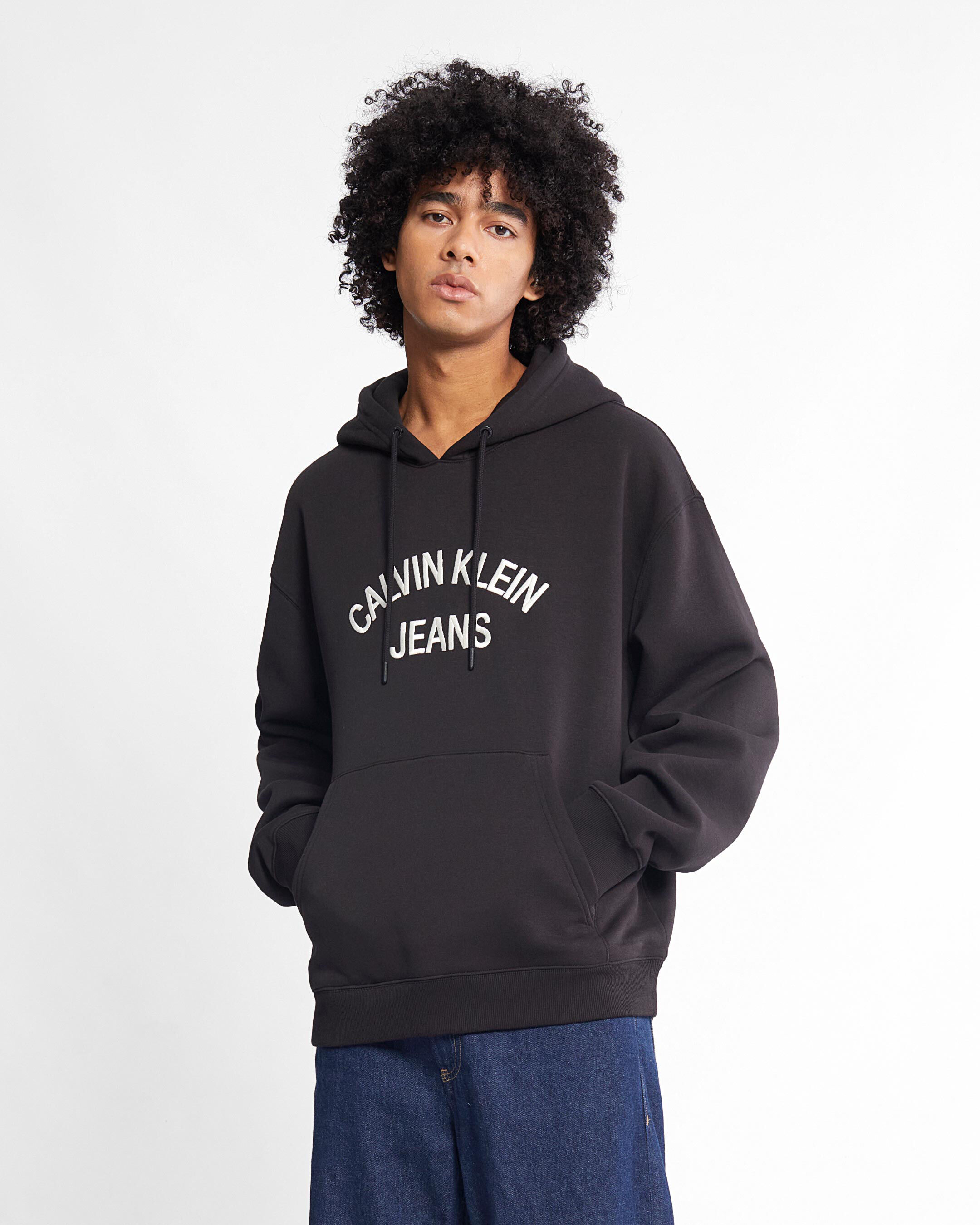 Red calvin klein outlet sweatshirt