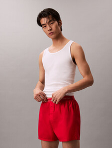 Lunar New Year Woven Cotton Slim Boxer, Rouge, hi-res