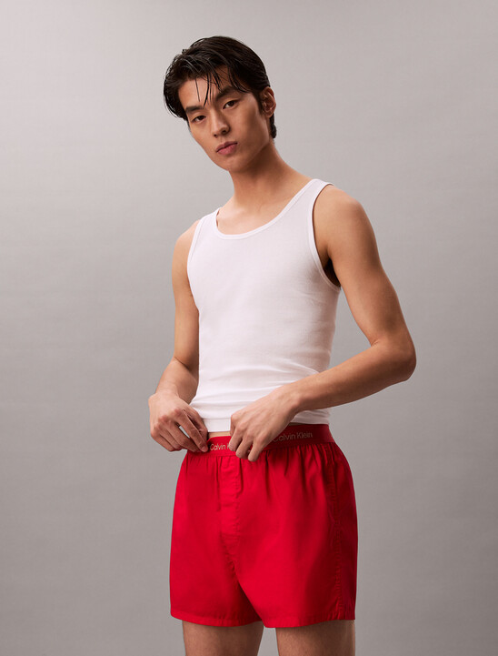 Lunar New Year Woven Cotton Slim Boxer