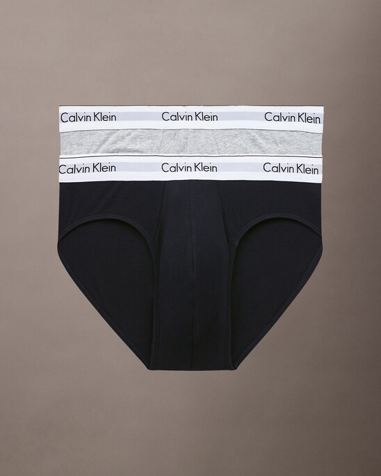 MODERN COTTON STRETCH HIP BRIEF - 2 PACK