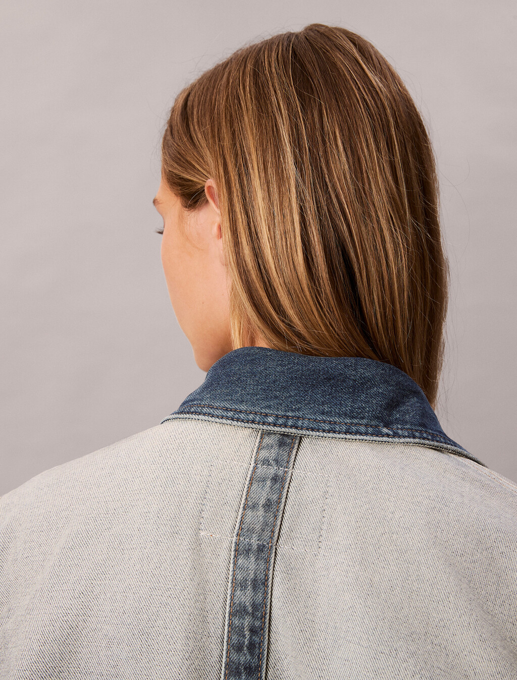 Relaxed Inside Out Denim Jacket, INDIGO INSIDE OUT, hi-res
