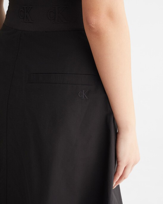 PREMIUM CAPSULE FRONT ZIP A LINE SKIRT