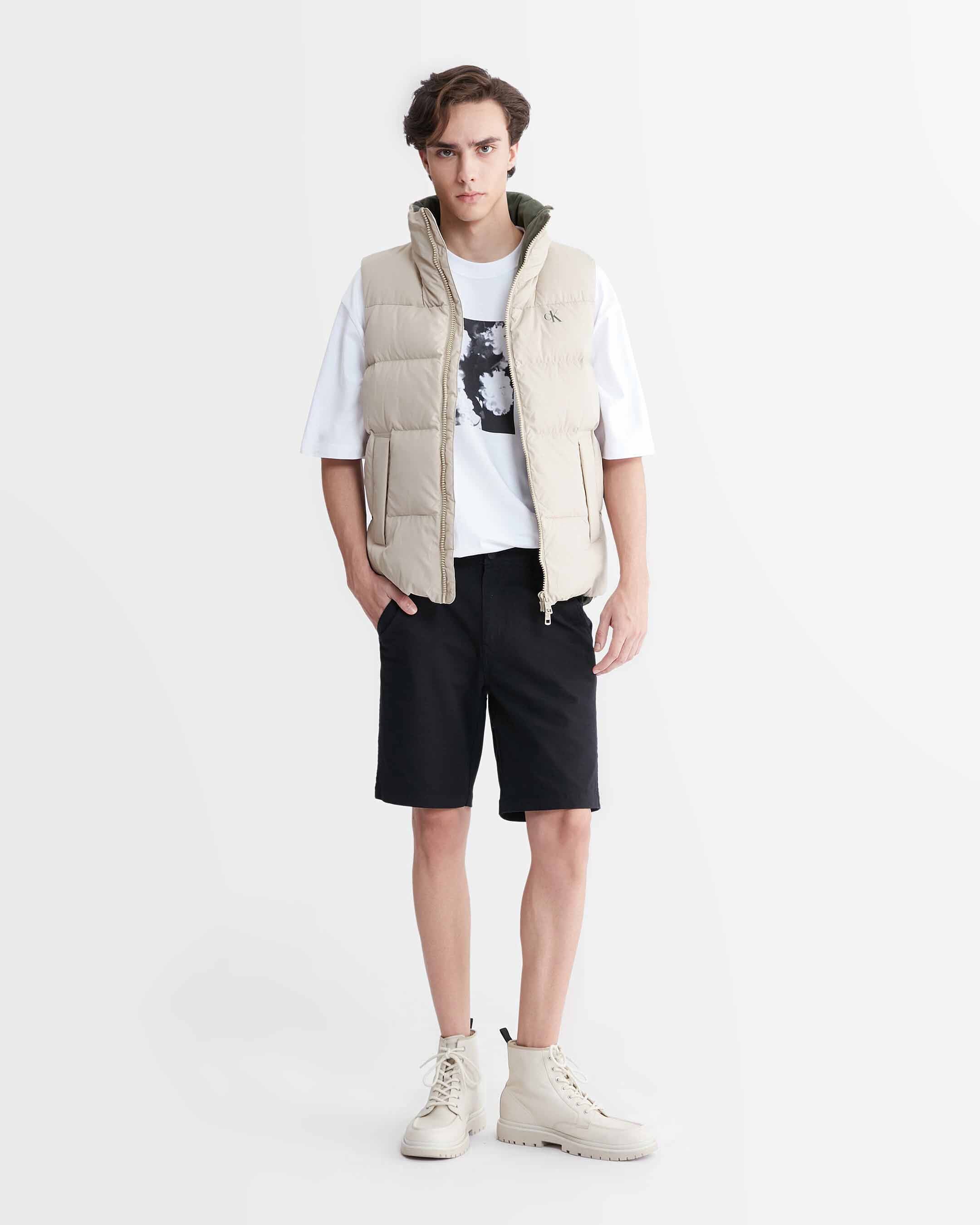 White discount bubble vest