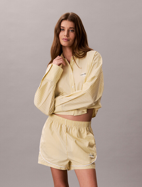 Cotton Poplin Pyjama Shorts