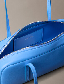 Foil Logo Shoulder Bag, Marina, hi-res