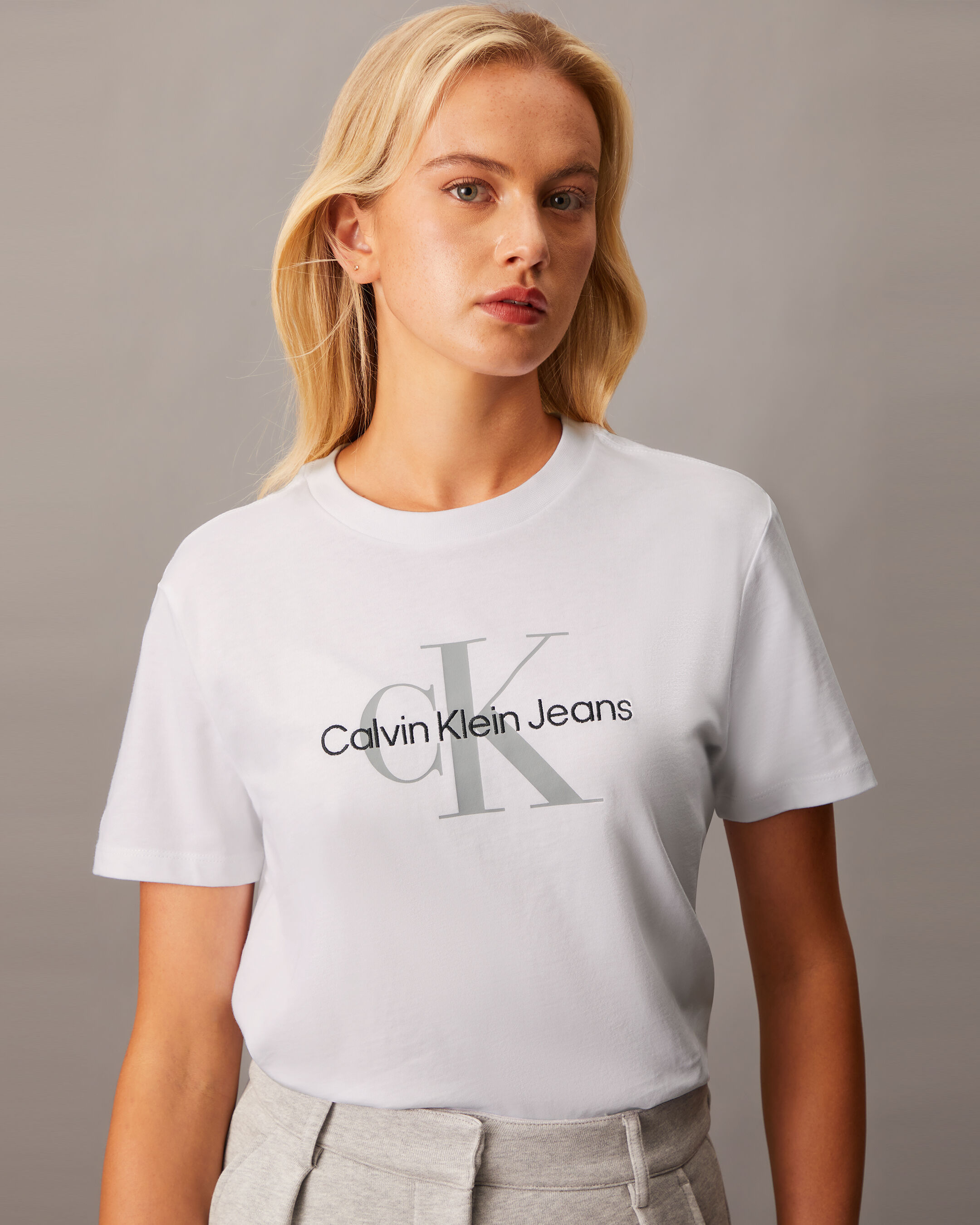 Calvin klein round neck t-shirt best sale