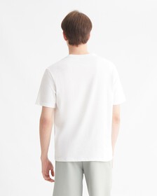 ESSENTIALS LOGO GRAPHIC TEE, BRIGHT WHITE, hi-res