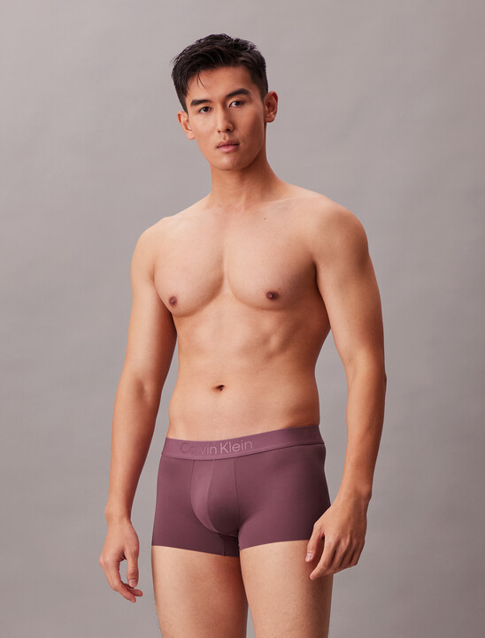 CK Black Microfiber Stretch Low Rise Trunk
