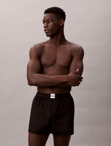 Slim Fit Boxers - Icon logo, Black, hi-res