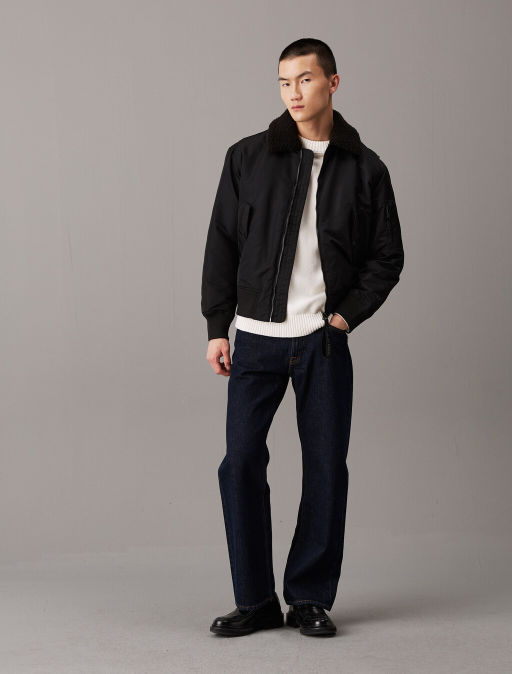90's Straight Jeans, CK CLASSIC BLACK, hi-res