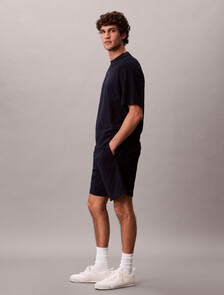 Emblem Logo Towelling T-shirt, Dark Sapphire, hi-res