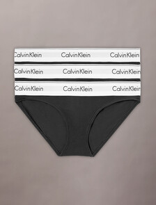 Icon Cotton 3 Pack Bikini, Black/ Black/ Black (Legacy UB8), hi-res