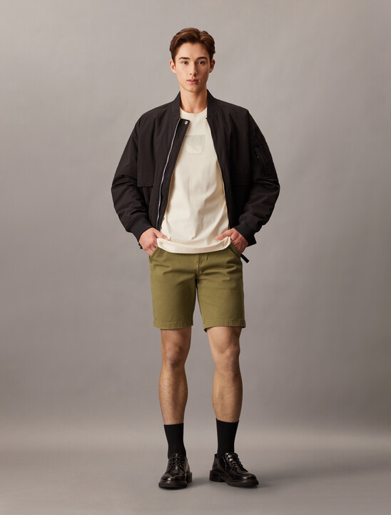 Essential Cotton Lyocell Chino Shorts