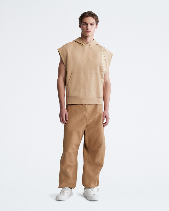 KHAKIS SLEEVELESS HOODIE