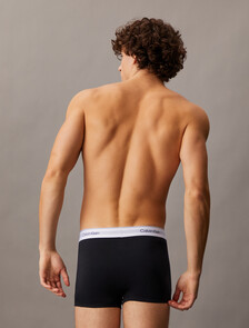 2 Pack Icon Cotton Stretch Trunks, Black, hi-res