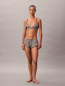 Satin Boy Shorts, ANIMAL PRINT TEMPT+TEMP COLOR, hi-res