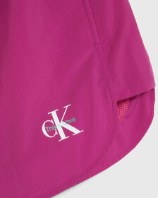 Pride Unisex Nylon Runner Shorts, Fuchsia Red, hi-res