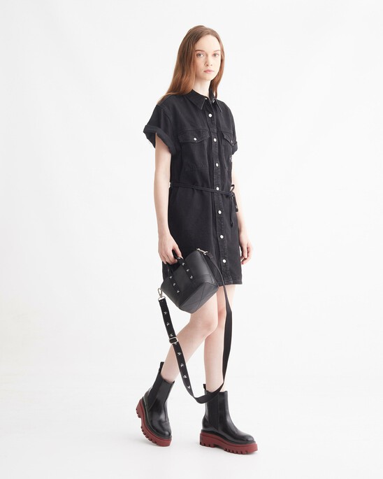 RECONSIDERED DENIM DRESS