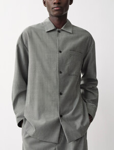 Atlas Woven Shirt, Grey Stone, hi-res