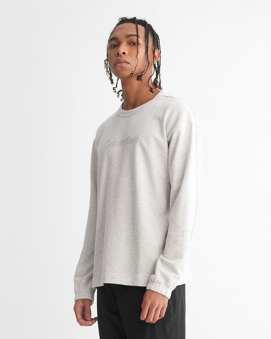 COTTON TERRY LOGO SWEATSHIRT