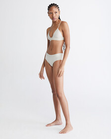 CK Standards Unlined Triangle Bra, Bone White, hi-res