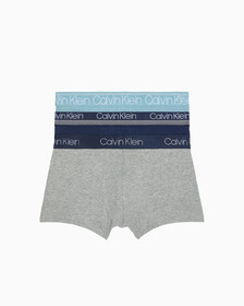 FASHION WAISTBAND TRUNK 3 PACK, Tourmaline/Grey Heather w/ Blue Shadow W, hi-res