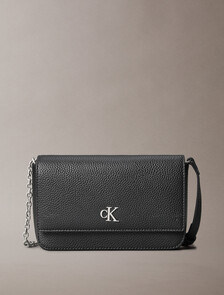 Archive Hardware Flap Crossbody Phone Bag, Black, hi-res