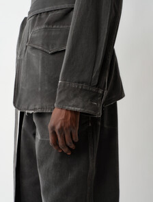 Callum Denim Jacket, Black, hi-res