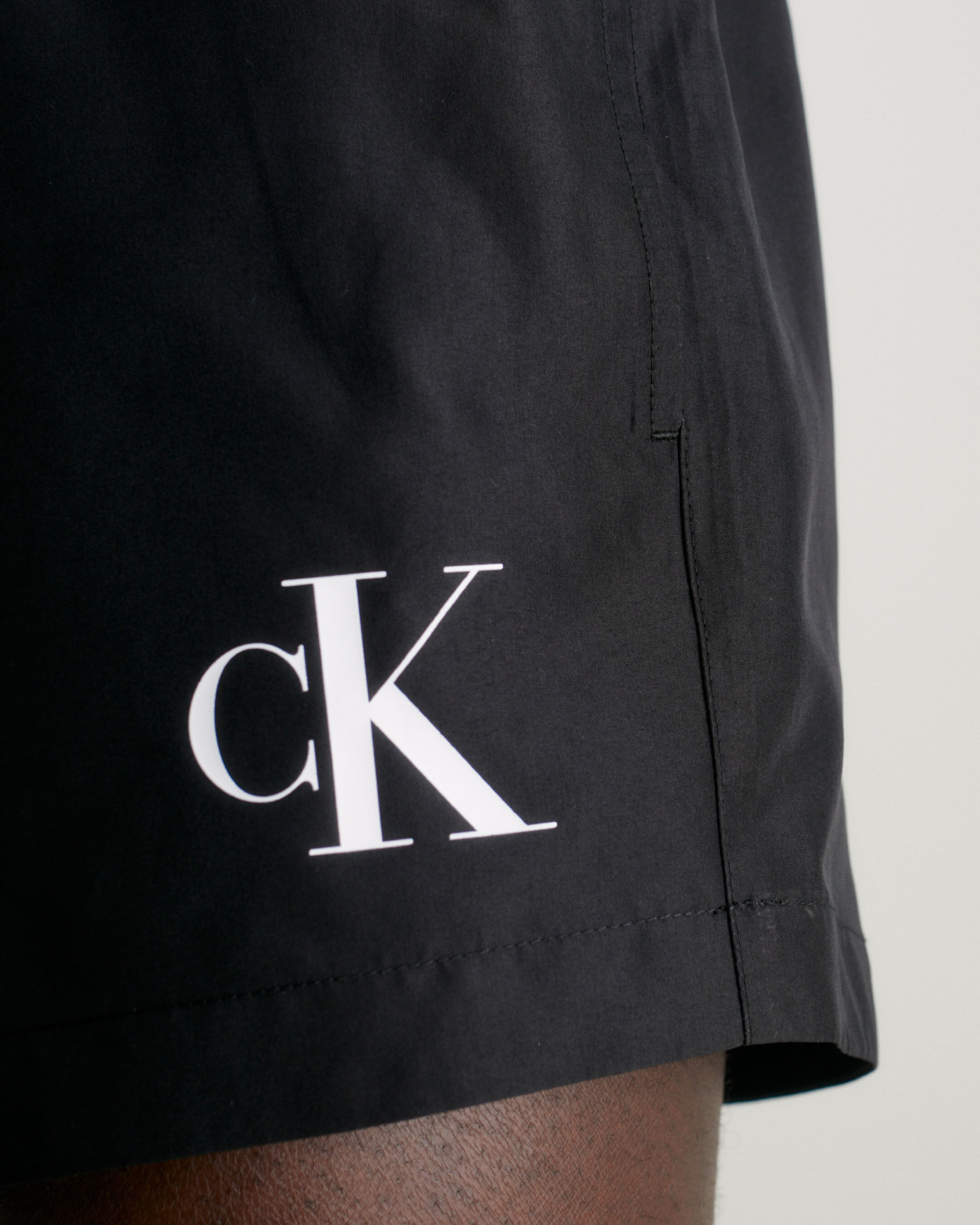 Mens black calvin new arrivals klein swim shorts