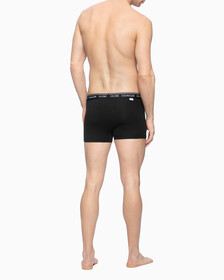 CK One Cotton Trunks, Black, hi-res