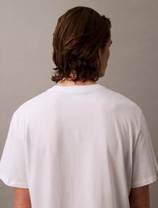 Relaxed Monogram T-shirt, Brilliant White, hi-res