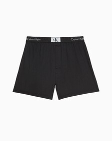 Calvin Klein 1996 Cotton Slim Boxers, Black, hi-res