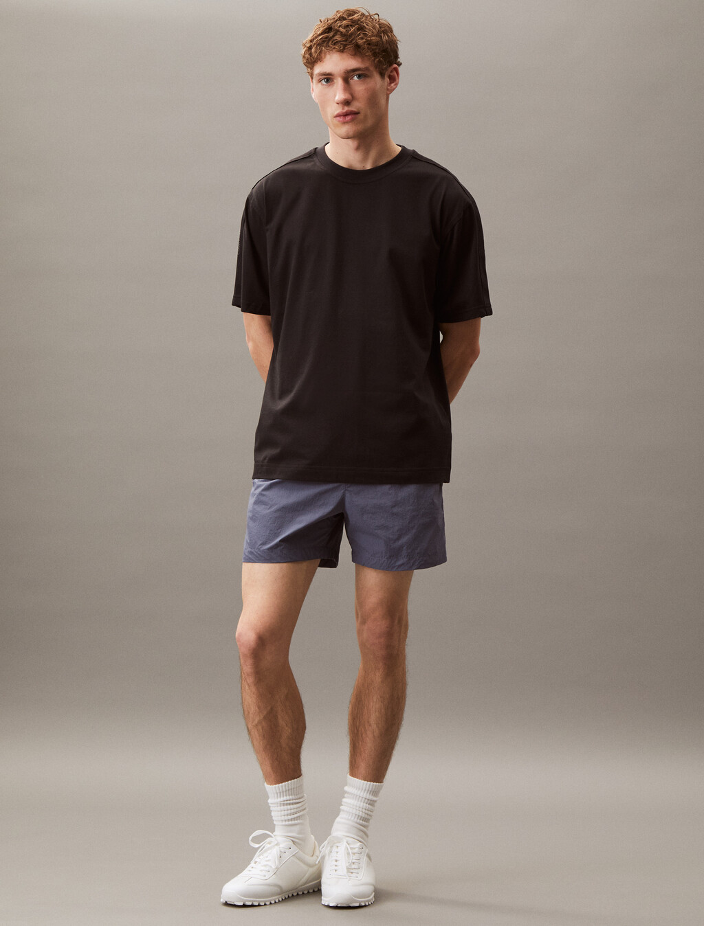 Essential Relaxed Tee, Black, hi-res