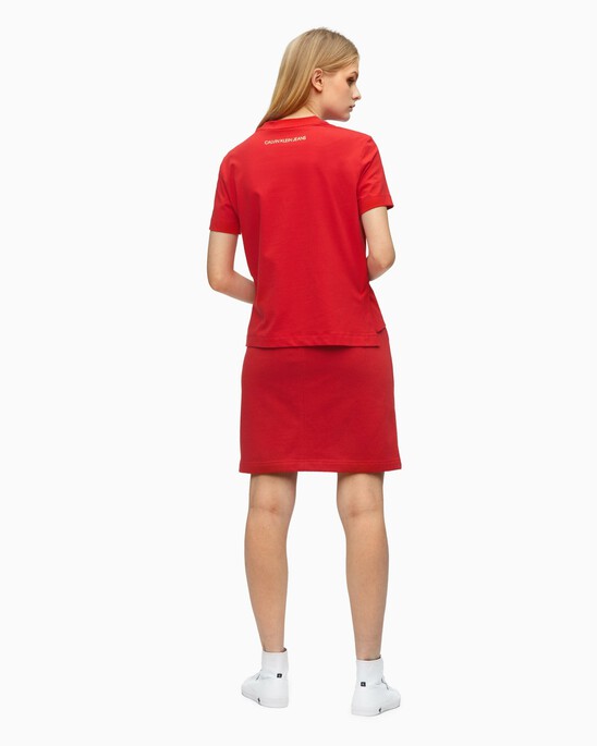 Chinese New Year Capsule Front Zip Sweat Skirt